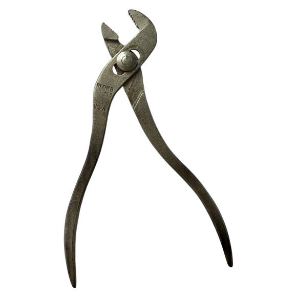 Vintage Mini Plomb No 235 Ignition Pliers Slip Joint Made in USA 4 1/4" - A1115 - Picture 7 of 10